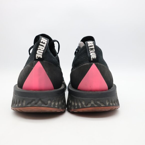 Nike Epic React Flyknit Be True Men's Size 10 Black Rainbow Sneakers AR3772-001 - Picture 5 of 9